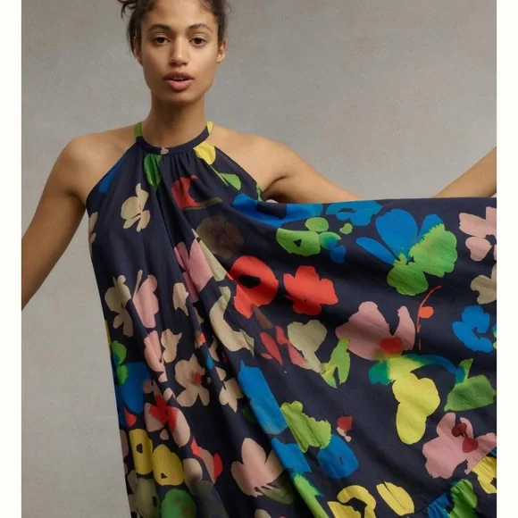 Anthropologie Floral Maxi Dress - Multicolor - Picture 10 of 16